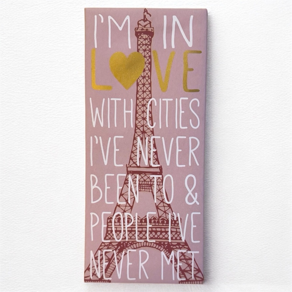 Eiffel Tower 5.5”x12” Canvas, French/Parisian Wall Decor